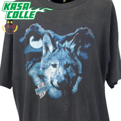 【HARLEY DAVIDSON】ハーレーダビットソン ウルフ Vintage Tシャツ 1992コピーライト XL