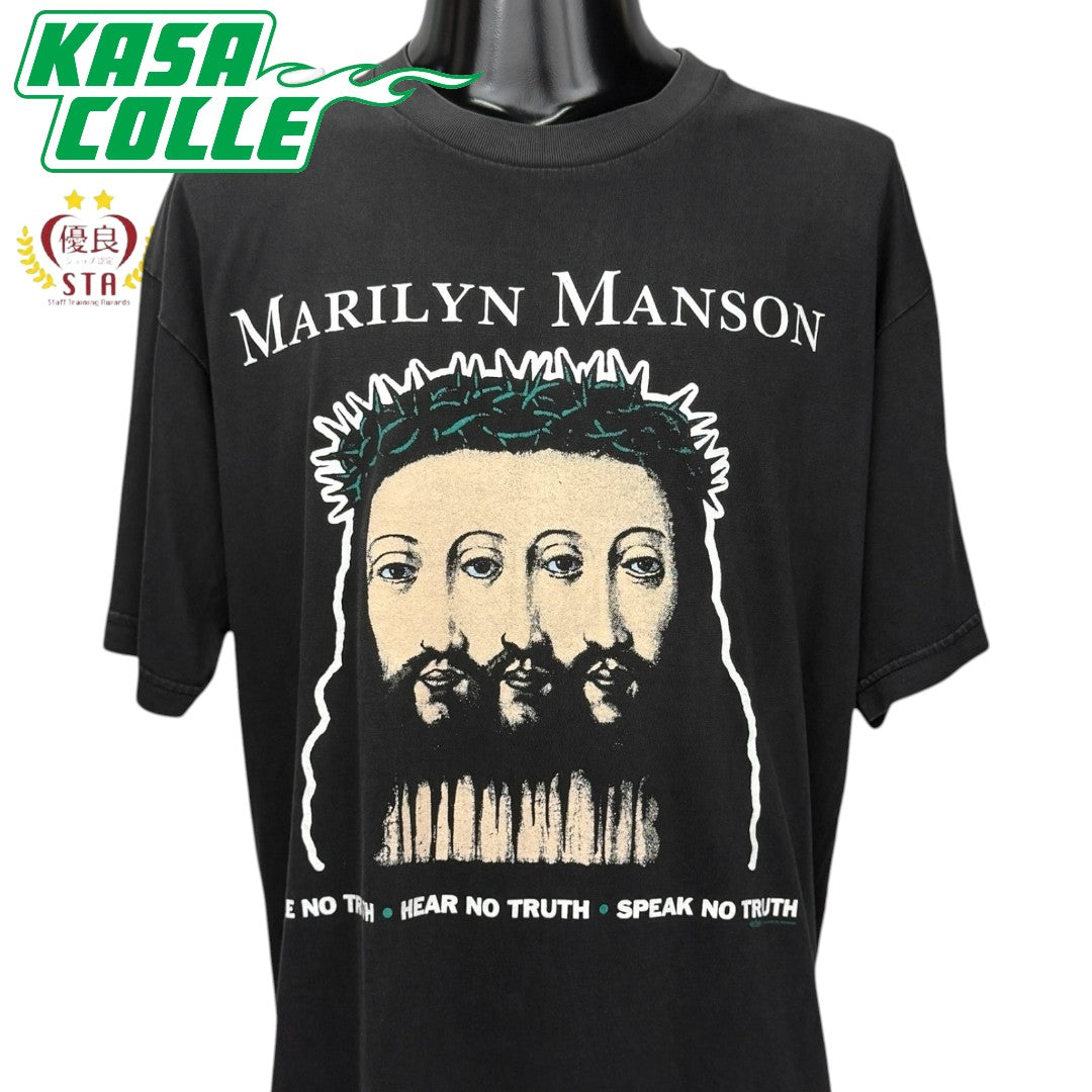 【MARILYN MANSON】マリリンマンソン "BELIEVE" 90's Vintage Tシャツ