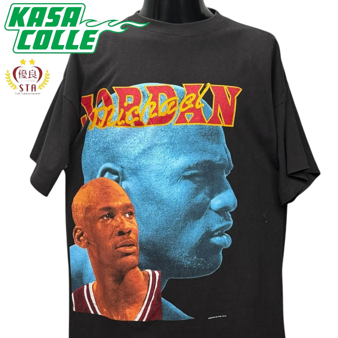 【CHICAGO BULLS】シカゴ・ブルズ "MICHAEL JORDAN PIPPEN & RODMAN" 90's RAPtee Vintage Tシャツ
