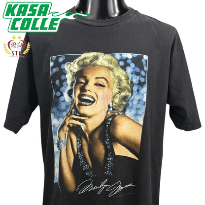 【MARILYN MONROE】マリリンモンロー "サイングラフィック" cygnusタグ 00's Vintage Tシャツ