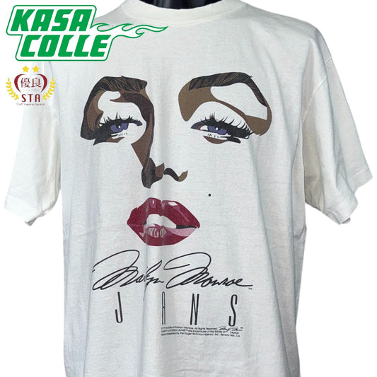 [MARILYN MONROE] Marilyn Monroe "Marilyn Monroe JEANS" 90's Vintage T-shirt XL