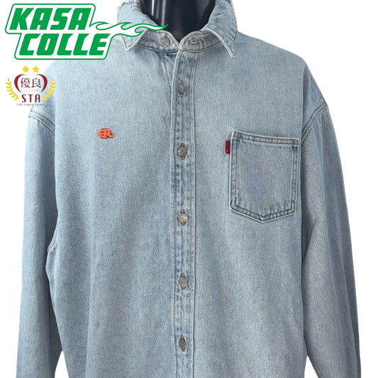 [ERLxLevi's] ERL Levi's 23AW Overshirt Woven Denim Shirt (Size XL)