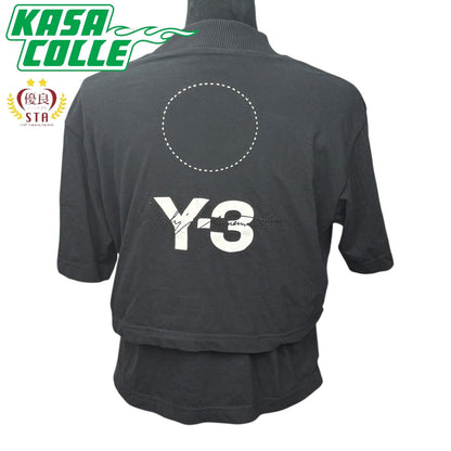 【Y-3】ワイスリー "STACKED LOGO LAYERED MOCK NECK" Tシャツ