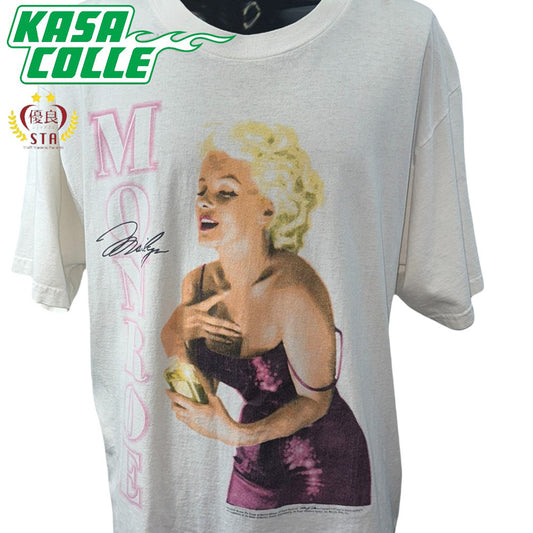 [MARILYN MONROE] Marilyn Monroe Sexy Art 90's Vintage T-shirt XL
