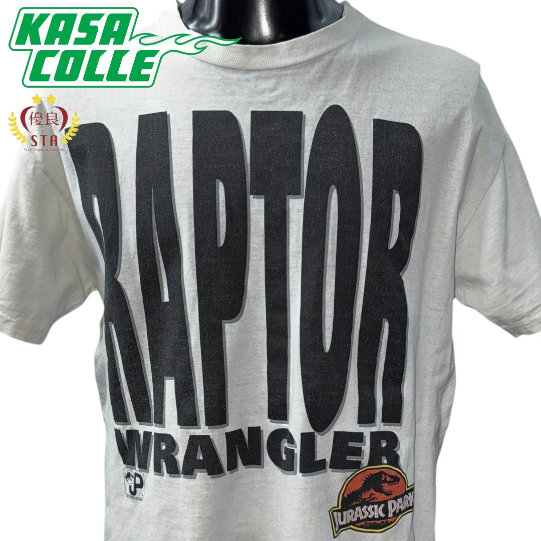 【JURASSIC PARK】ジュラシックパーク "RAPTOR WRANGLER" Tシャツ