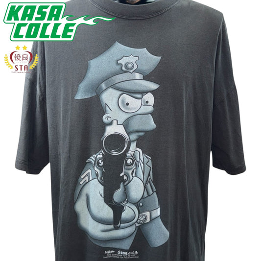 [THE SIMPSONS] The Simpsons Police Homer T-shirt XL