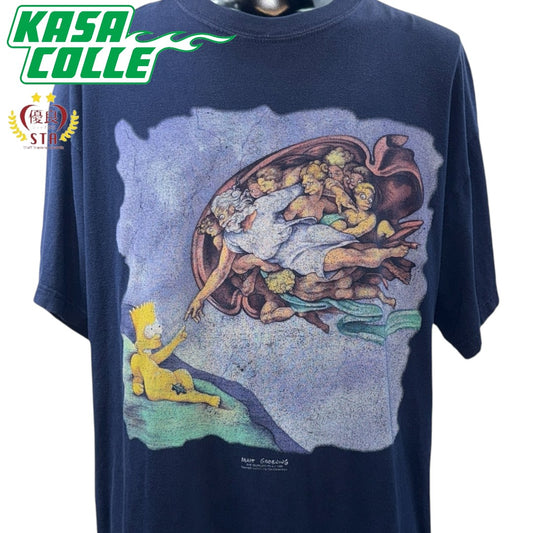 [BART SIMPSON] Bart Simpson CREATION OF ADAM T-shirt XL