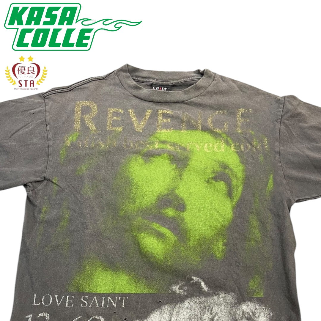 [SAINT MICHAEL] Saint Michael x Ber Ber Jin x GReeeeN Revenge Tee Vintage Black T-shirt M