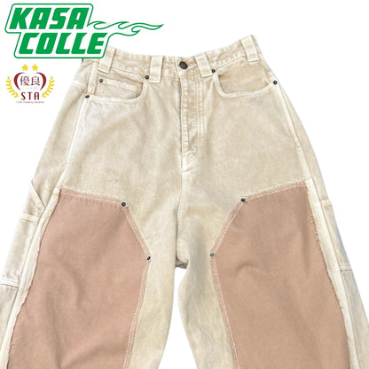 【BALENCIAGA】バレンシアガ "RIPPED OFF BAGGY PANTS" UNISEX ダブルニーパンツ
