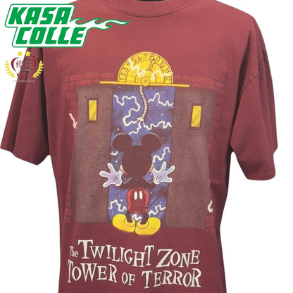 [DISNEY] Disney Tower of Terror "The Twilight Zone Tower of Terror" 90's Vintage T-shirt, Size XL