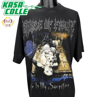 【CRADLE OF FILTH】クレイドル・オブ・フィルス "Life Is My Sacrifice" 90's Vintage Tシャツ