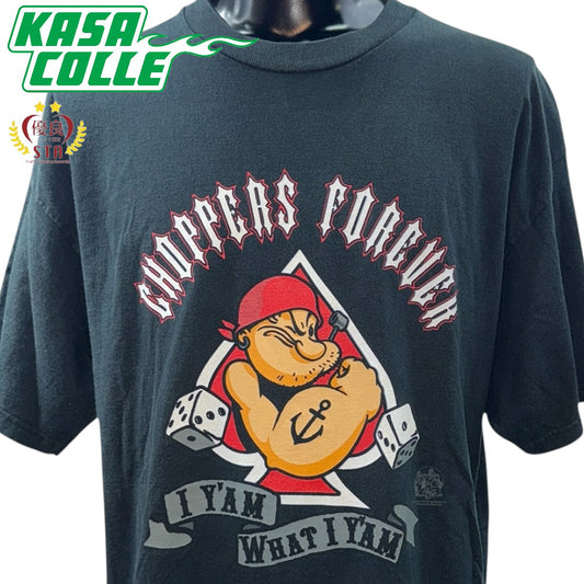 [POPEYE] Popeye CHOPPERS FOREVER T-shirt XL
