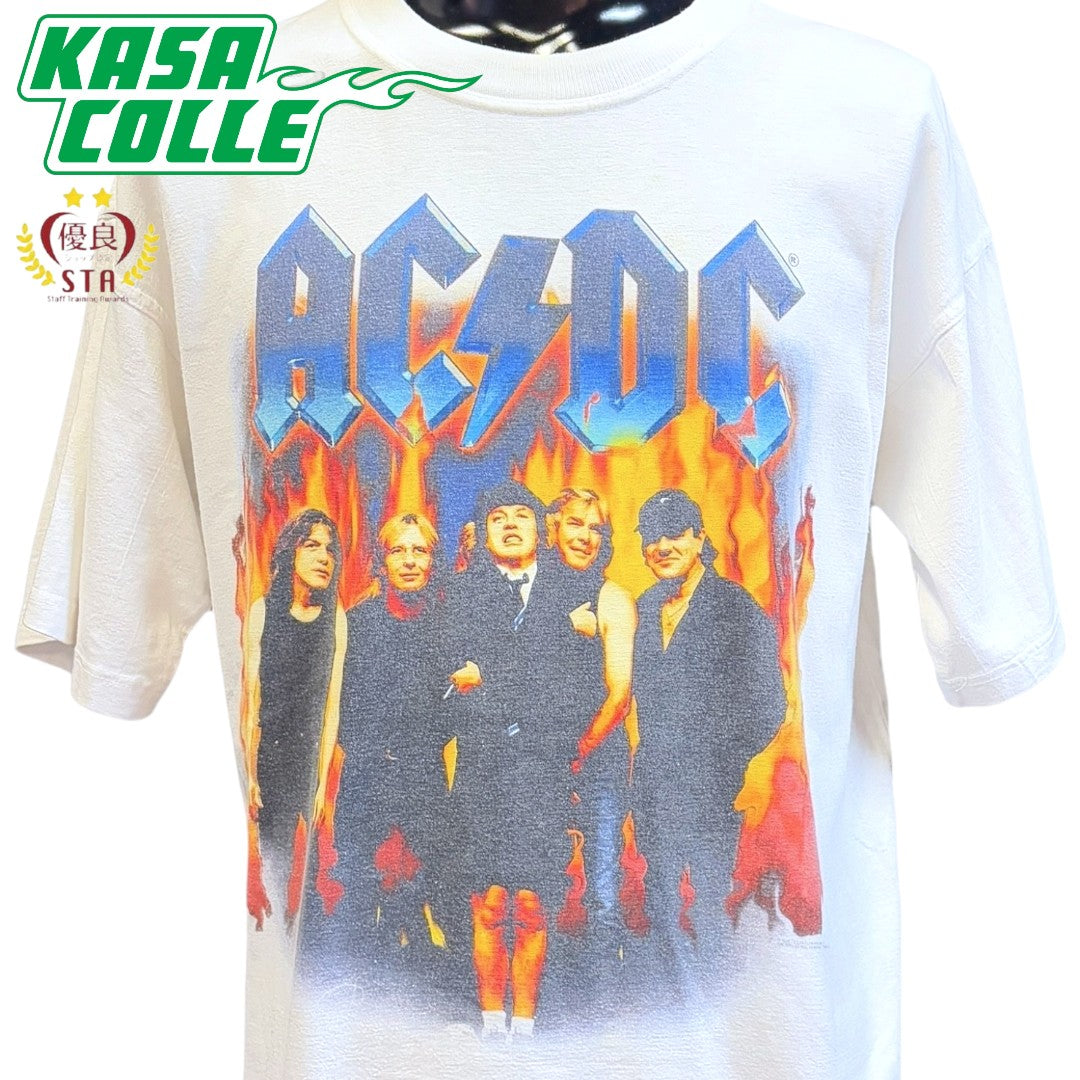 【AC/DC】エーシーディーシー "STIFF UPPER LIP TOUR 2001" Tシャツ XL相当