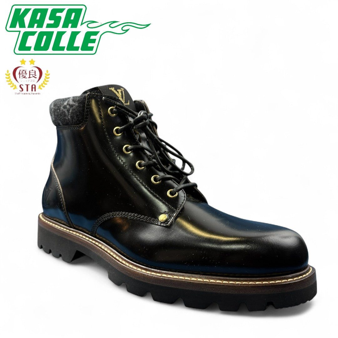 [LOUIS VUITTON] Louis Vuitton Oberkampf Line Ankle Boots