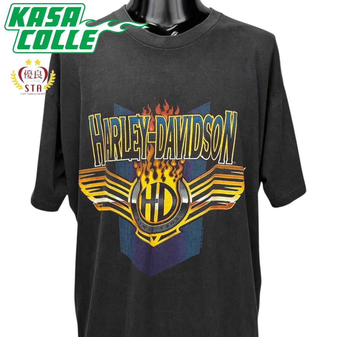 【HARLEY DAVIDSON】ハーレーダビットソン "The Motor Company" 90’s Vintage Tシャツ