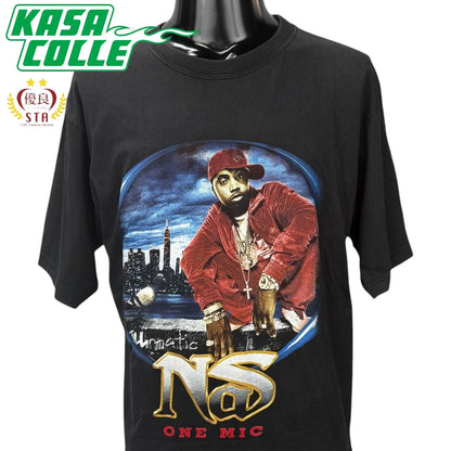 【NAS】ナズ "STILLMATIC TOUR / ONE MIC" 00's Vintage Tシャツ