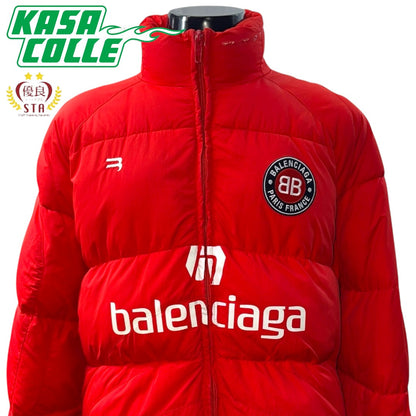 [BALENCIAGA] Balenciaga “FOOTBALL PRINT” logo down jacket