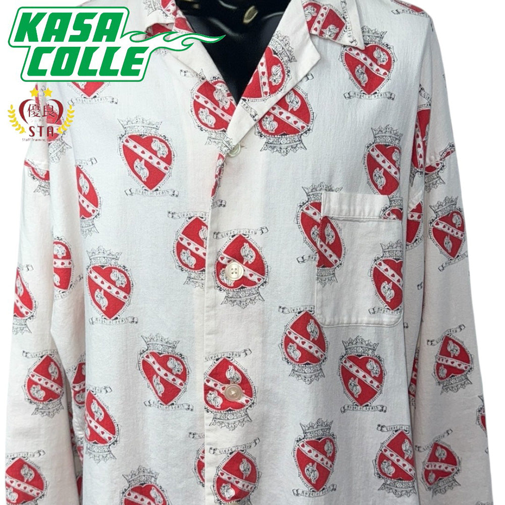 [SAINT MICHAEL] Saint Michael HEART PAJAMA SHIRT M