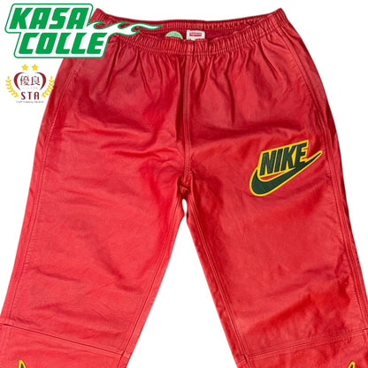 [SUPREME x NIKE] Supreme Nike 19AW Leather Warm Up Pants