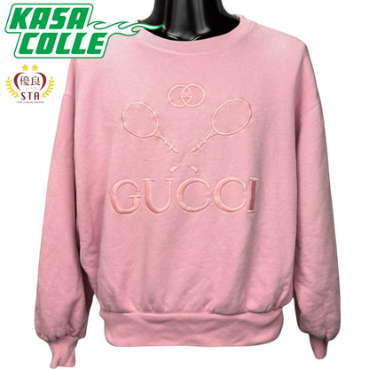 【GUCCI】グッチ "TENNIS EMBROIDERED" スウェット