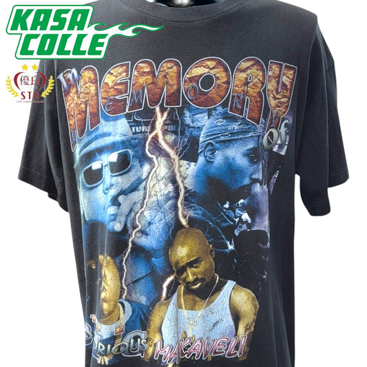 [2PAC &amp; BIGGIE MEMORIAL] Notorious Big 2Pac RAP T-shirt