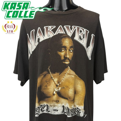 【MAKAVELI / 2PAC】マカヴェリ 2パック "MEMORIAL" 90's - 00's Vintage Tシャツ