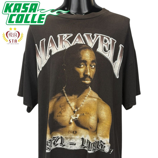 【MAKAVELI / 2PAC】マカヴェリ 2パック "MEMORIAL" 90's - 00's Vintage Tシャツ