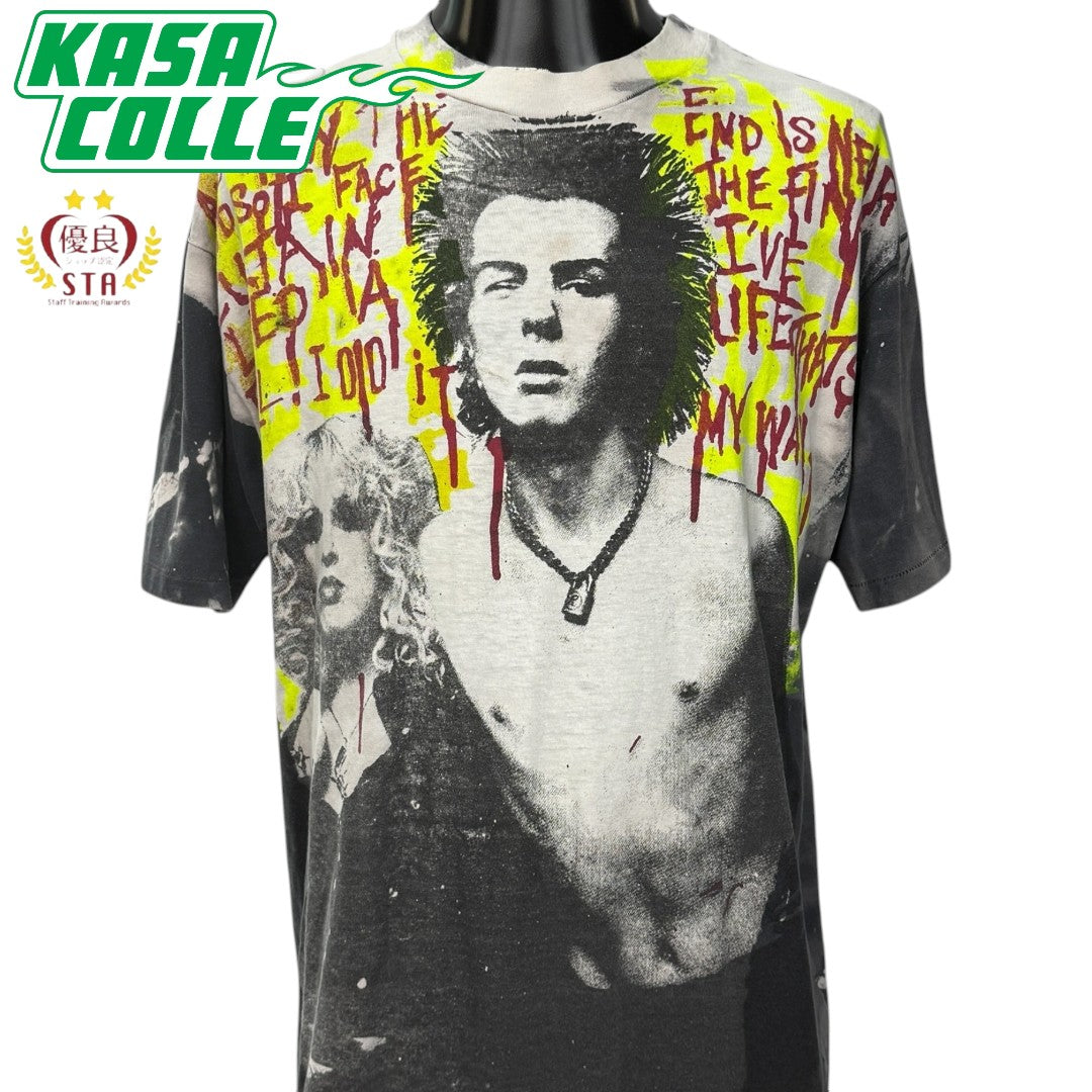 【SEX PISTOLS】セックス ピストルズ シド・ヴィシャス “MOSQUITOHEAD” Hanes BEEFY-Tタグ 90’s Vintage Tシャツ