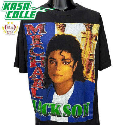 【MICHAEL JACKSON】マイケル・ジャクソン "The King Of POP" 90's Vintage RAP Tデザイン