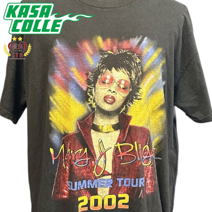 【MARY J ＢLIGE】 メアリー・J. ブライジ  "SUMMER TOUR2002" Vintage Tシャツ XL