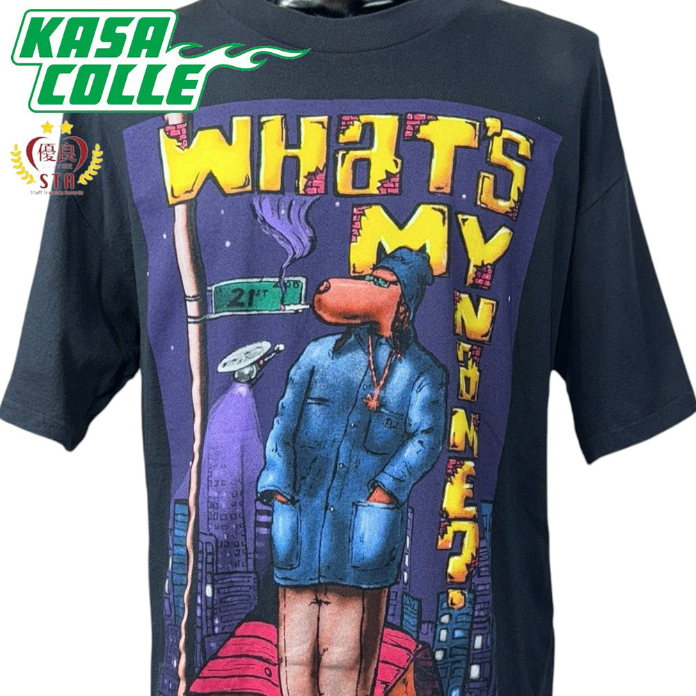 【SNOOP DOGG】スヌープドッグ "What's my name?" 90's Vintage Tシャツ XL