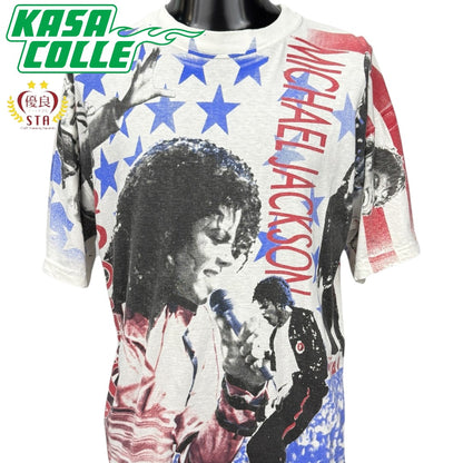 【MICHAEL JACKSON】マイケル・ジャクソン "ALL OVER PRINT" Vintage Tシャツ
