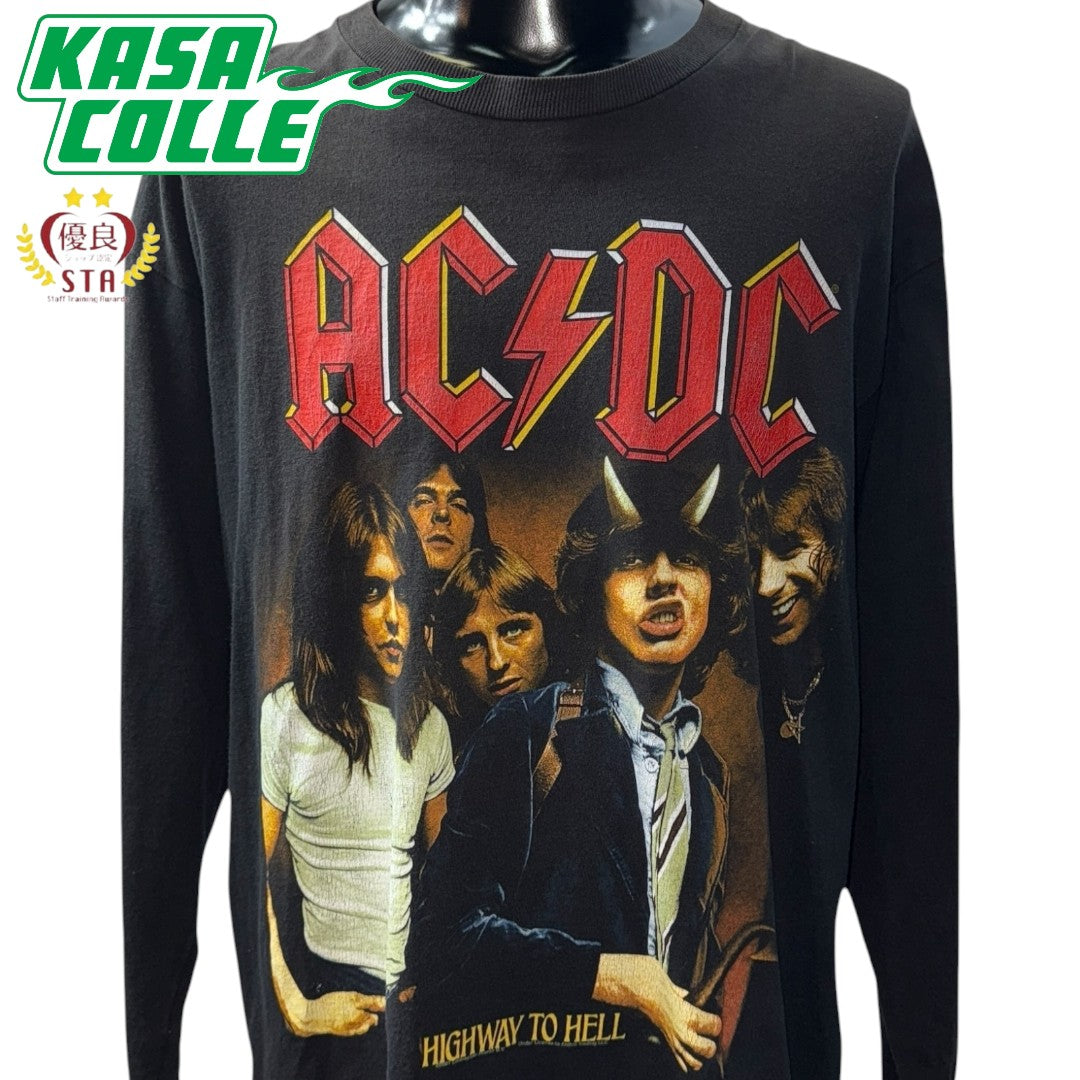 AC/DC "HIGHWAY TO HELL" Vintage Long Sleeve T-Shirt