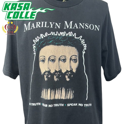 【MARILYN MANSON】マリリンマンソン BELIEVE Vintage Tシャツ L