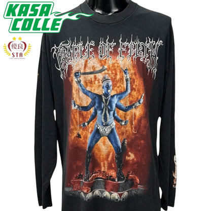 【CRADLE OF FILTH】クレイドル・オブ・フィルス "DESTROYER OF WORLDS" 00's Vintage ロングスリーブTシャツ
