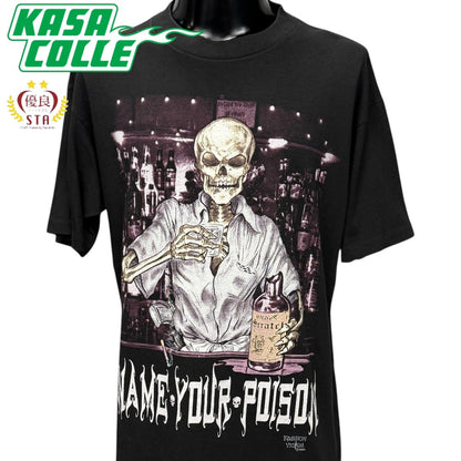 【FASHION VICTIM】ファッションヴィクティム "NAME YOUR POISON" 90's Vintage Tシャツ