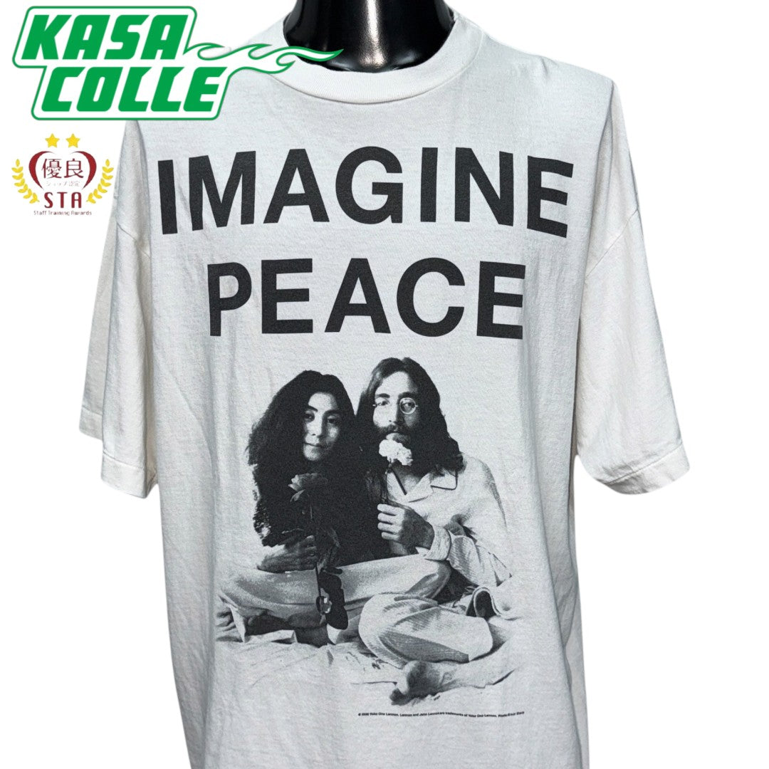 【SAINT Mxxxxxx】セントマイケル "JOHN LENNON / IMAGINE PEACE"  Tシャツ