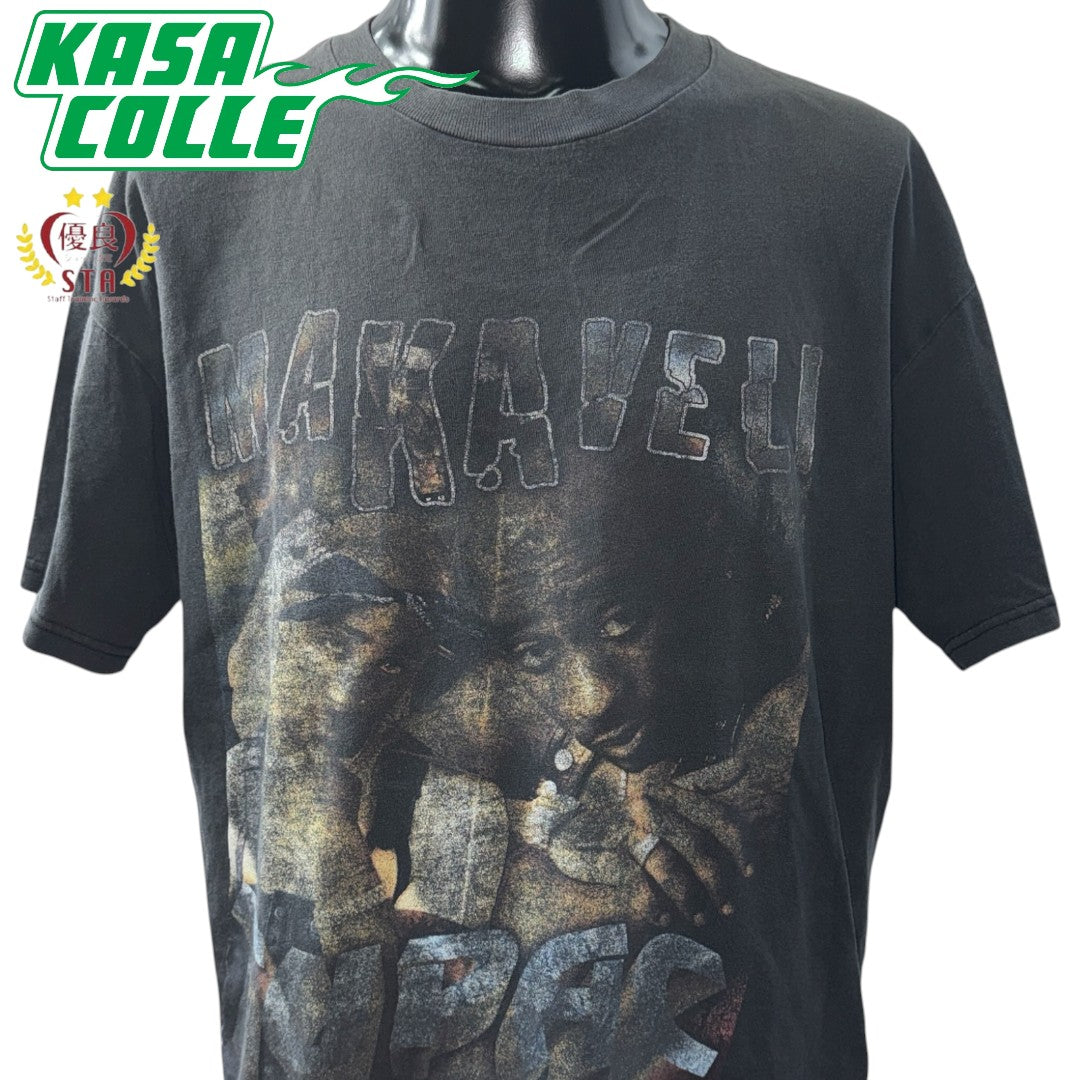 【2PAC】2パック MAKAVELI THUG LIFE RAP Tシャツ