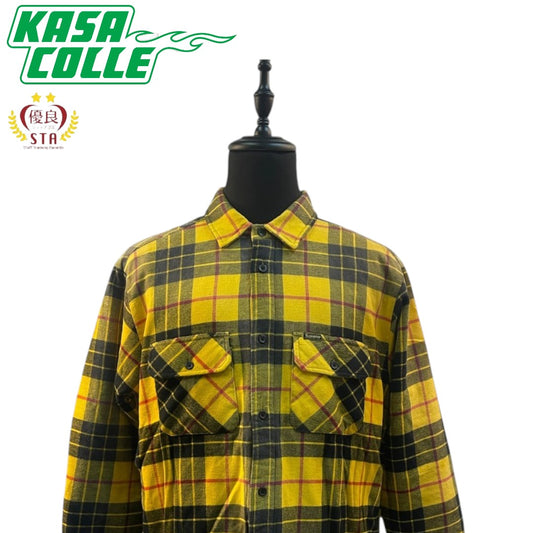 [Supreme] Supreme 24AW Quilted Plaid Shirt 24AW "Quilted Check Shirt M"