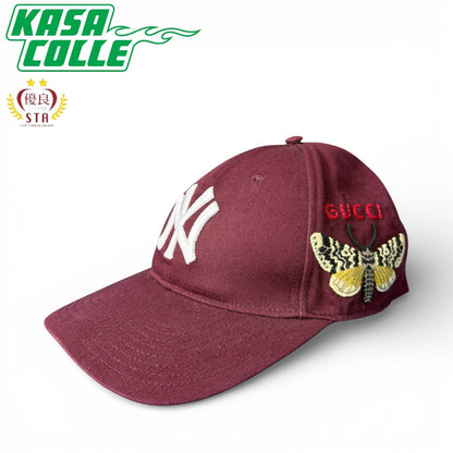 【GUCCI × NY YANKEES】グッチ ニューヨークヤンキース ベースボールキャップ