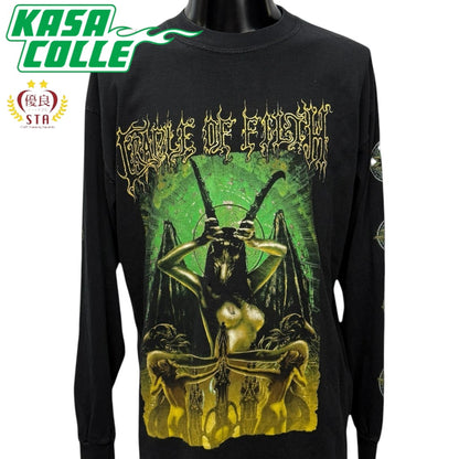 【CRADLE OF FILTH】クレイドル・オブ・フィルス "GOD BLESS SATAN CARESS" 00's ロングスリーブTシャツ