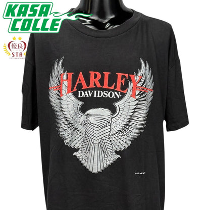 【HARLEY-DAVIDSON】ハーレーダビッドソン "EAGLE & BAR SHIELD" 90's Vintage Tシャツ