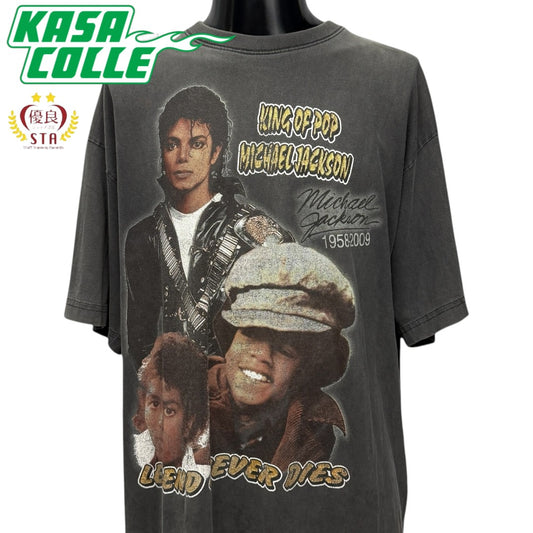 【MICHAEL JACKSON】マイケル・ジャクソン "LEGEND NEVER DIES" Tシャツ