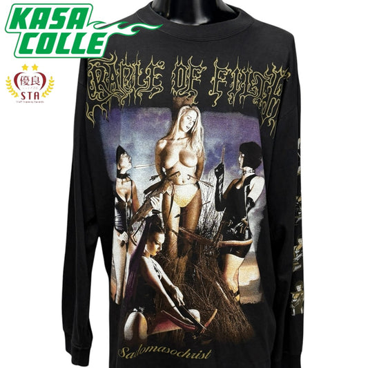 【CRADLE OF FILTH】クレイドル・オブ・フィルス "VAMPEROTICA / SIN TO BE FORGIVEN" 90's Vintage ロングスリーブTシャツ