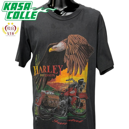 【HARLEY-DAVIDSON】ハーレーダビッドソン "IMMORTAL EAGLE" 90's Vintage Tシャツ