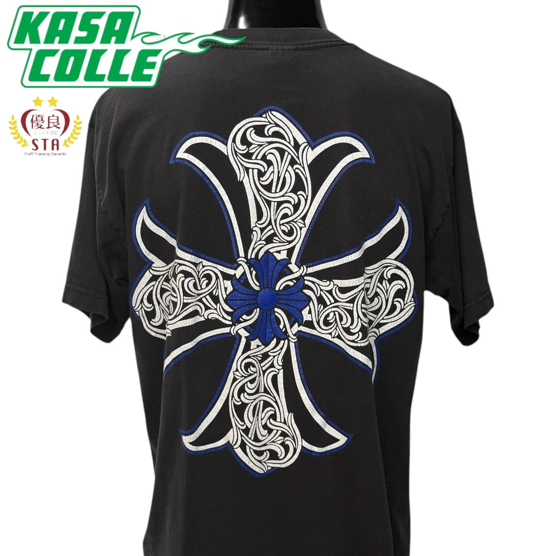 【CHROME HEARTS】クロムハーツ BLUE CROSS POCKET TEE OLD Y2K