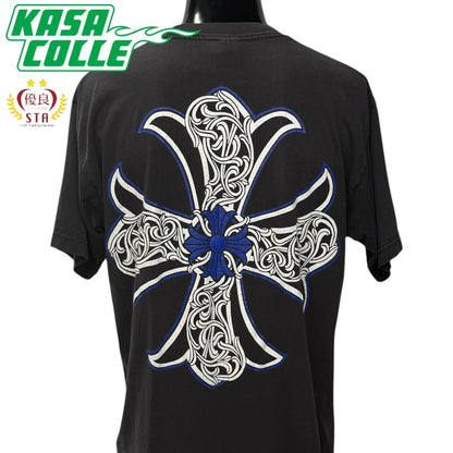 【CHROME HEARTS】クロムハーツ BLUE CROSS POCKET TEE OLD Y2K