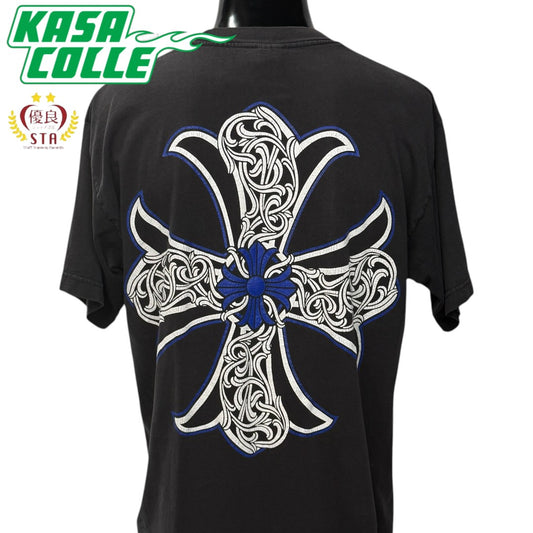 【CHROME HEARTS】クロムハーツ BLUE CROSS POCKET TEE OLD Y2K