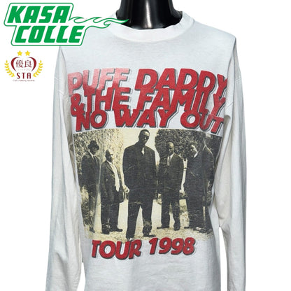 【PUFF DADDY】パフダディ "NO WAY OUT TOUR" 90's Vintage ロングスリーブTシャツ