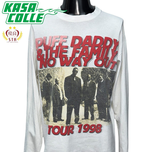 【PUFF DADDY】パフダディ "NO WAY OUT TOUR" 90's Vintage ロングスリーブTシャツ